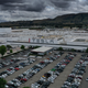 An aerial view of the Tesla Fremont Factory on May 12, 2020 in Fremont, California.